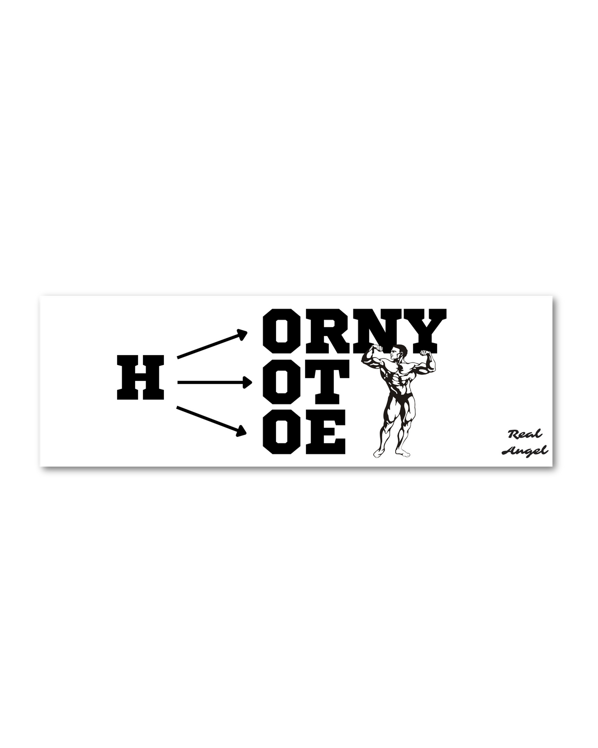 Horny Hot Hoe XL Sticker